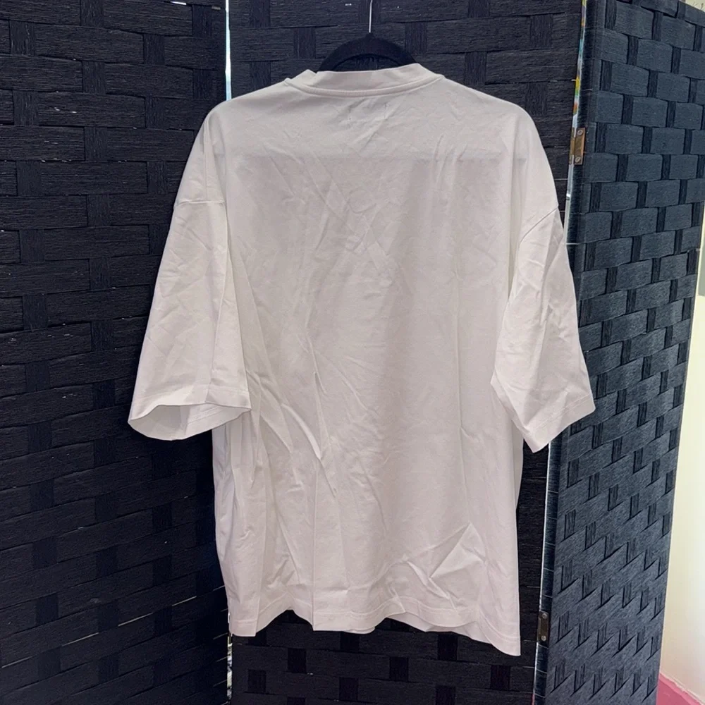 A.4.B Men’s White T Shirt With Front Pocket Size L - Picture 3 of 3